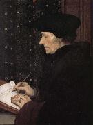 Writing in the Erasmus, Hans Holbein